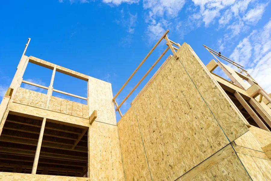 Framed and sheathed home addition (placeholder photo)