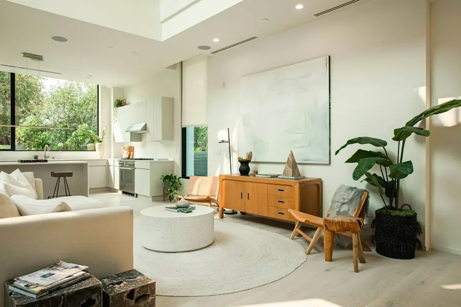 Bright remodeled living room (placeholder photo)