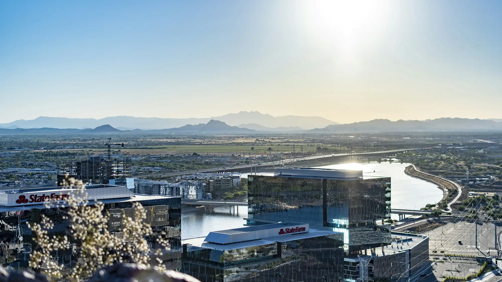 Tempe skyline and Town Lake from above (placeholder photo)